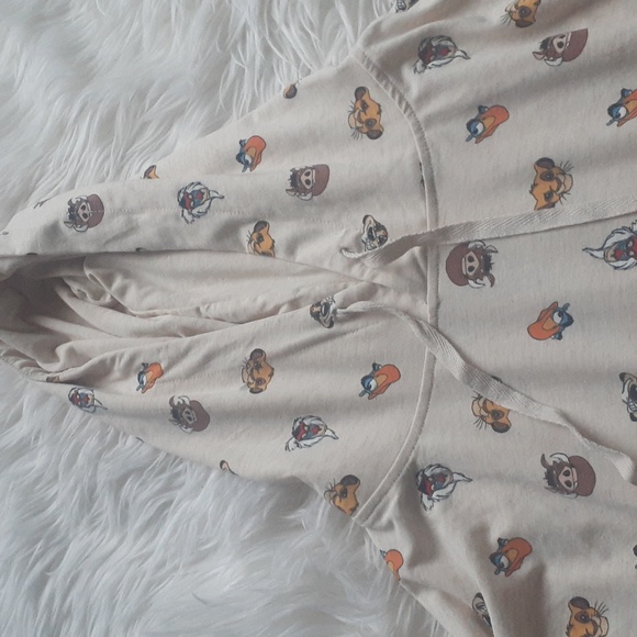 Disney The Lion King Light Tan Women's Hoodie Size Small - Picture 3 of 6